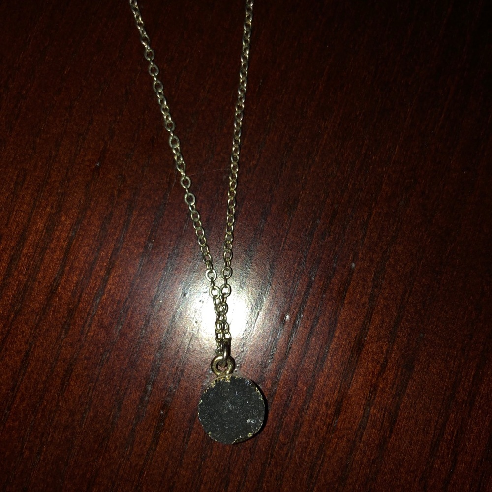 Black Stone Necklace